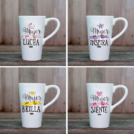 Taza Ceramica Grande Dia De La Madre Genko Con Caja 430ml